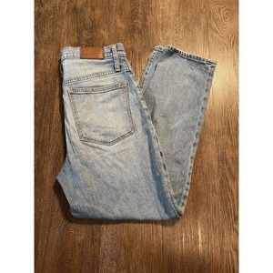 Madewell Classic Straight High Rise Light Wash Jeans *See Description*